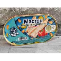 NAVODUL MACROU FASOLE,CASTRAVETI MURATI SOS TOMAT 170G(15)