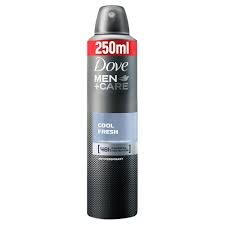 DEO DOVE MEN SPRAY 250ML(6)