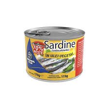 NAVODUL SARDINE IN ULEI VEGETAL 360G(12)