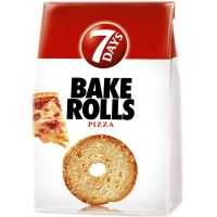 7DAYS BAKEROLLS PIZZA 80G(12)