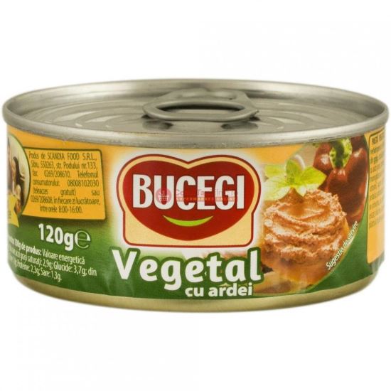 BUCEGI PASTA VEGETALA TARTINABILA CU ARDEI 120G/6