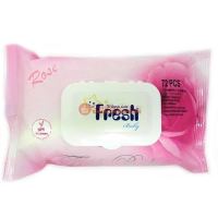 SERVETELE UMEDE COPII FRESHBABY CU CAPAC 72BUC/SET(24)