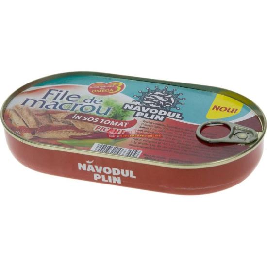 NAVODUL PLIN MACROU IN SOS TOMAT 160G (30)