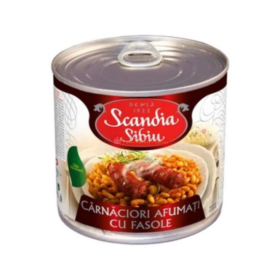 SCANDIA SIBIU CARNACIORI CU FASOLE 400G (6)