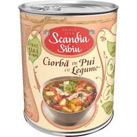 SCANDIA SIBIU CIORBA PUI CU LEG.400GR/6