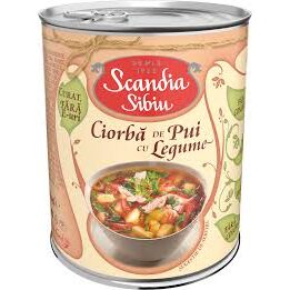 SCANDIA SIBIU CIORBA PUI CU LEG.400GR/6