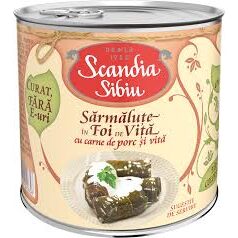 SCANDIA SIBIU SARMALUTE IN FOI VITA CU PORC SI VITA 400G(6)