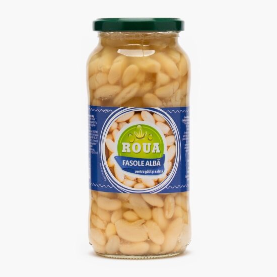 ROUA  FASOLE ALBA PENTRU GATIT SI SALATA  540G(12)