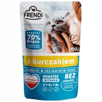 FRENDI HRANA UMEDA COMPLETA CU CARNE DE IEPURE PENTRU PISICI 100G(24)
