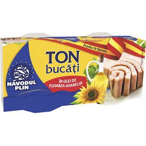 NAVODUL TON BUCATI  IN ULEI  2*80G (2BUC/PAC)