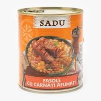 SADU FASOLE CU CARNATI AFUMATI  820G(6)