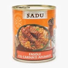 SADU FASOLE CU CARNATI AFUMATI  820G(6)