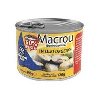 NAVODUL MACROU IN ULEI VEGETAL 120G