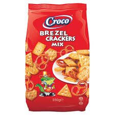 MIX  CROCO BREZEL & CRAKERS 250G(12)