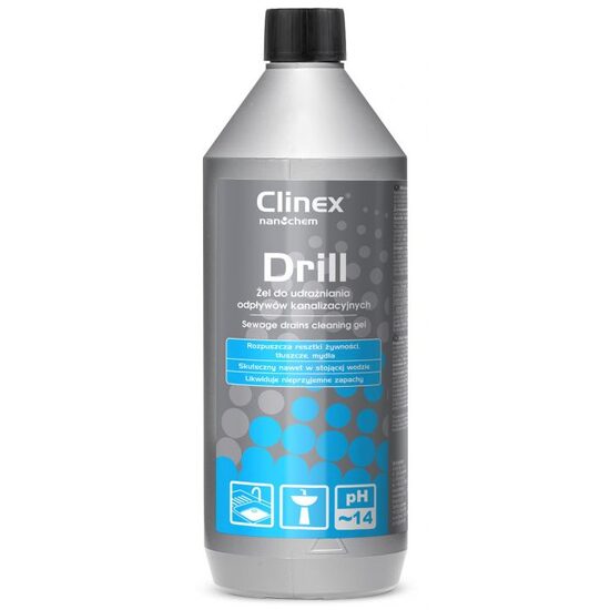 CLINEX Drill,1L,solutie gel.pt desfundat tevi