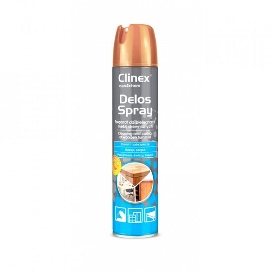 CLINEX Delos Shine,300ML,spray pt curatare si intretinere mobila,cu efect de stralucire
