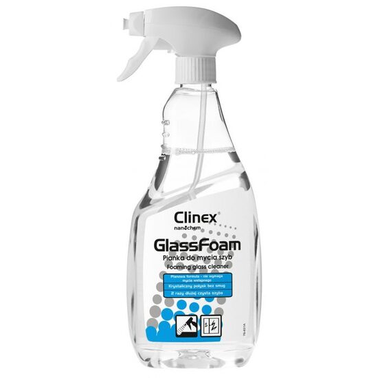 CLINEX Glass Foam,650ML,cu pulverizator,spuma pt curatare geamuri