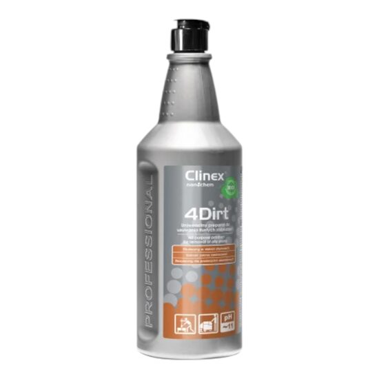 CLINEX 4Dirt,1L,detergent concentrat,universal,pt degresasre si curatare suprafete murdare