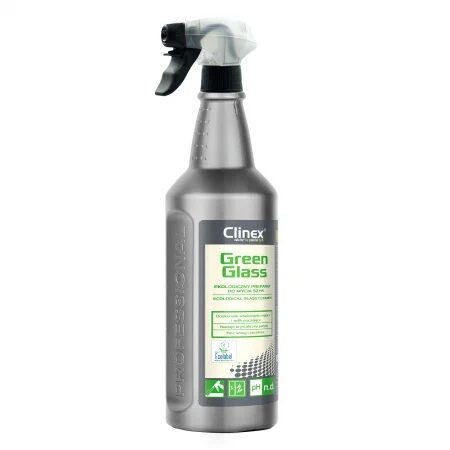 CLINEX Green Glass,1L,cu pulverizator,solutie pt spalat gemuri