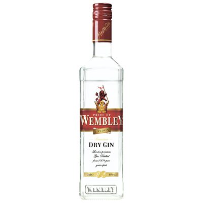 WEMBLEY LONDON GIN 40% SGR 1L