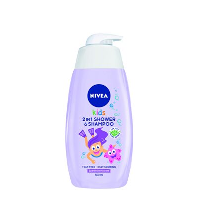 NIVEA BABY 2IN1 GEL DE DUS SI SAMPON CU PARFUM DE FRUCTE DE PADURE 500ML