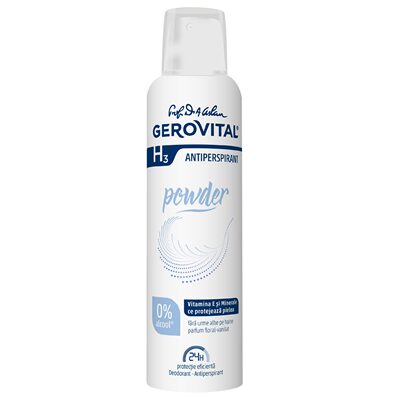 GEROVITAL H3 DEODORANT ANTIPERSPIRANT POWDER 150ML