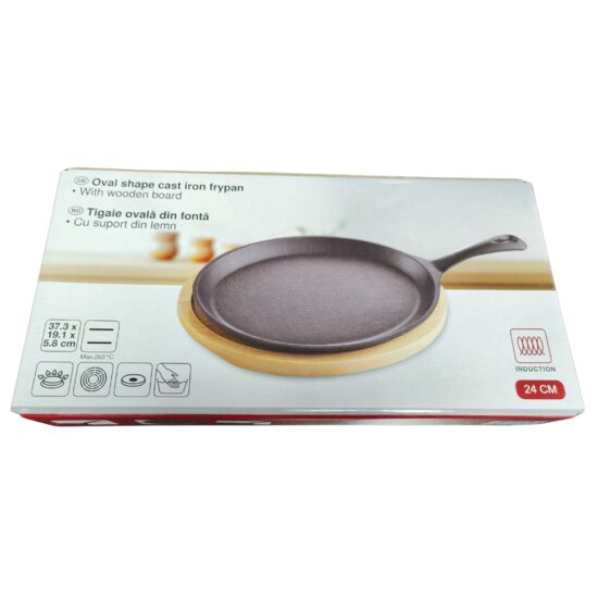 TIGAIE FONTA CU SUPORT DE LEMN OTI 24CM