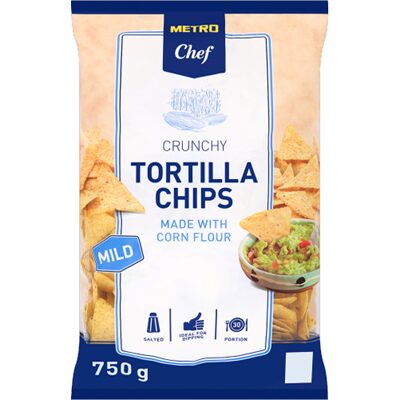 METRO CHEF TORTILLA CHIPS SARE 750G