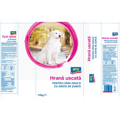 HRANA USCATA CAINI CU SUNCA ARO 10KG