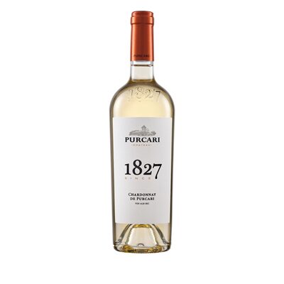VIN ALB SEC CHARDONNAY PURCARI 1827 SGR 0.75L
