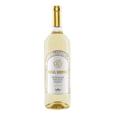 VIN ALB DEMISEC FETEASCA REGALA BECIUL DOMNESC SGR 0.75L