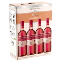 VIN ROSE DEMIDULCE SCHWABEN WEIN CRAMELE BAG IN BOX  RECAS 3L
