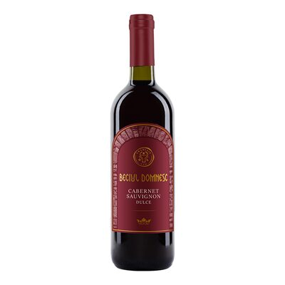 VIN ROSU DULCE CABERNET SAUVIGNON BECIUL DOMNESC SGR 0.75L