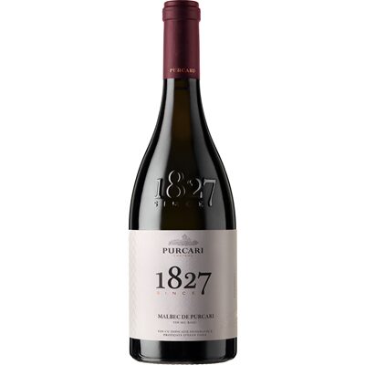 VIN ROSU SEC MALBEC PURCARI 1827 SGR 0.75L