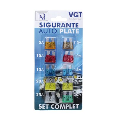 SIGURANTA AUTO PLATE KRAFTMAN 10BUC