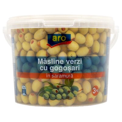 MASLINE VERZI CU GOGOSAR CALIBRU 181-200 ARO 3KG