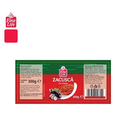 ZACUSCA VINETE FINE LIFE 300G
