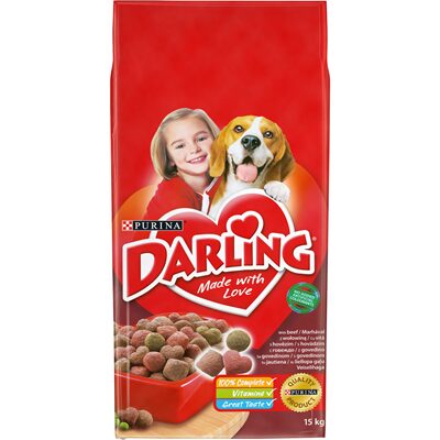 HRANA USCATA PENTRU CAINI VITA SI LEGUME DARLING 15 KG