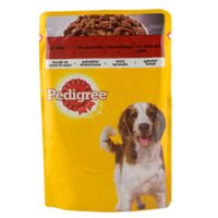 HRANA UMEDA CAINI ADULTI CU VITA IN ASPIC PEDIGREE 100G