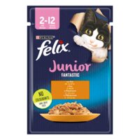 HRANA PENTRU PISICI CU PUI FELIX FANTASTIC JUNIOR 85G
