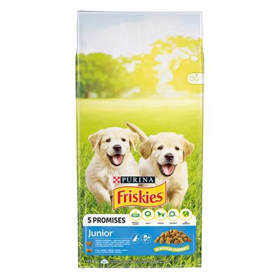 HRANA USCATA JUNIOR PUI SI LEGUME FRISKIES 15KG