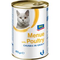 HRANA UMEDA PENTRU PISICI CU PUI ARO 415G