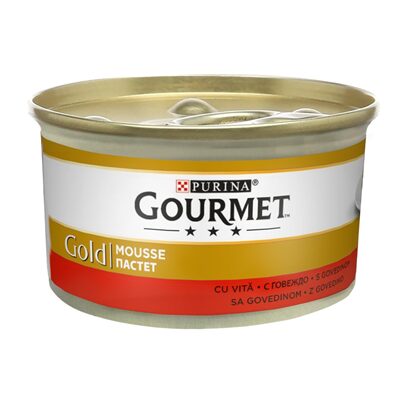 HRANA UMEDA PENTRU PISICI CU VITA GOURMET GOLD MOUSSE 85G