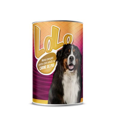HRANA UMEDA PENTRU CAINI ADULTI CU PUI LOLO 1.24KG