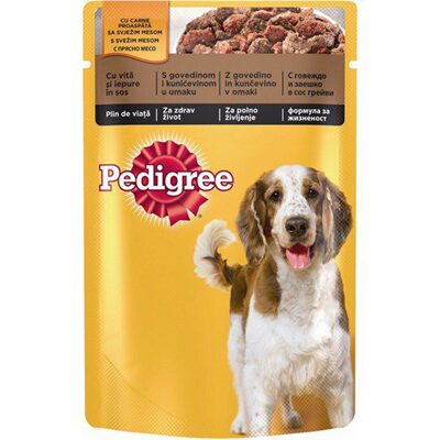 HRANA UMEDA CAINI VITA-MIEL CU SOS PEDIGREE 100G
