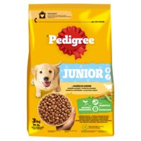 HRANA USCATA CU PUI SI LEGUME PENTRU CAINI JUNIORI M/L PEDIGREE 3KG