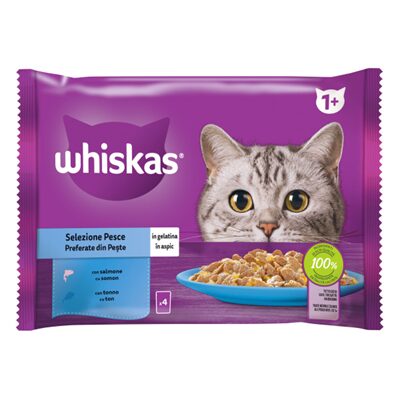 WHISKAS PESTE ADULT ASPIC 4 X 85G