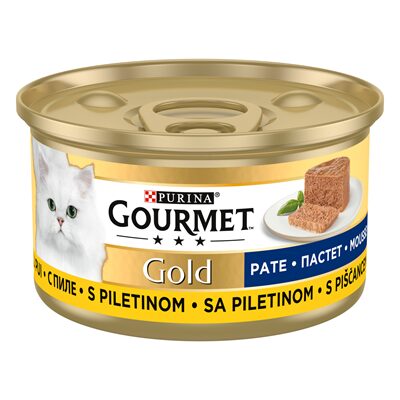 PATE PUI CU SOS GOURMET GOLD MOUSSE 85G