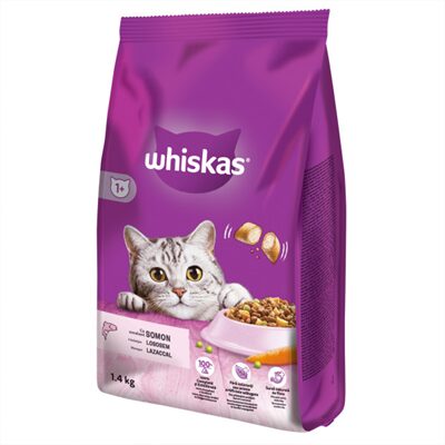 HRANA USCATA PISICI ADULT CU SOMON WHISKAS 1.4KG