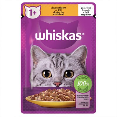 ADULT PUI ASPIC WHISKAS 85G
